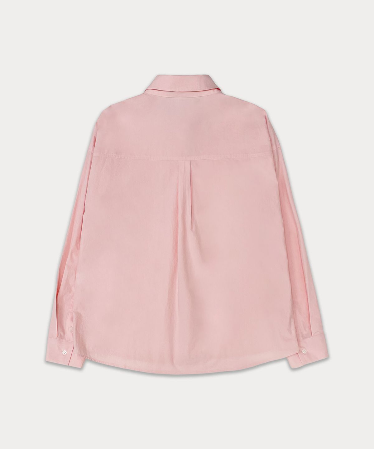 썸웨어버터(SOMEWHEREBUTTER) Classic cotton shirt - pink