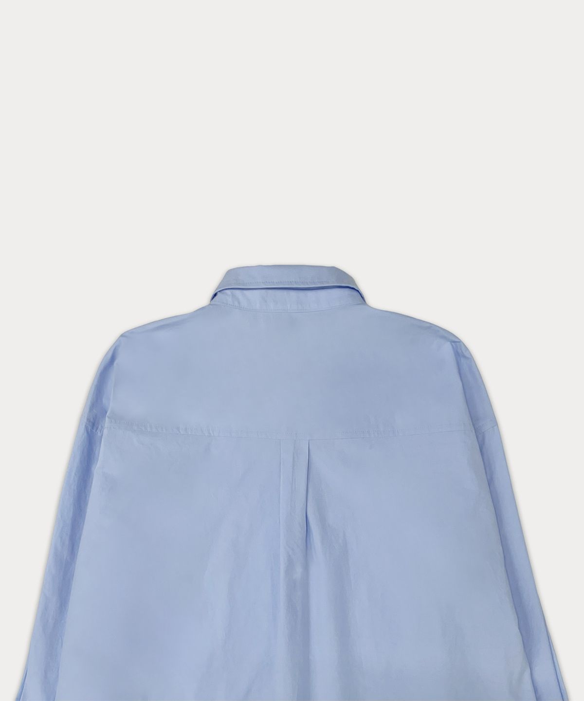썸웨어버터(SOMEWHEREBUTTER) Classic cotton shirt - light blue