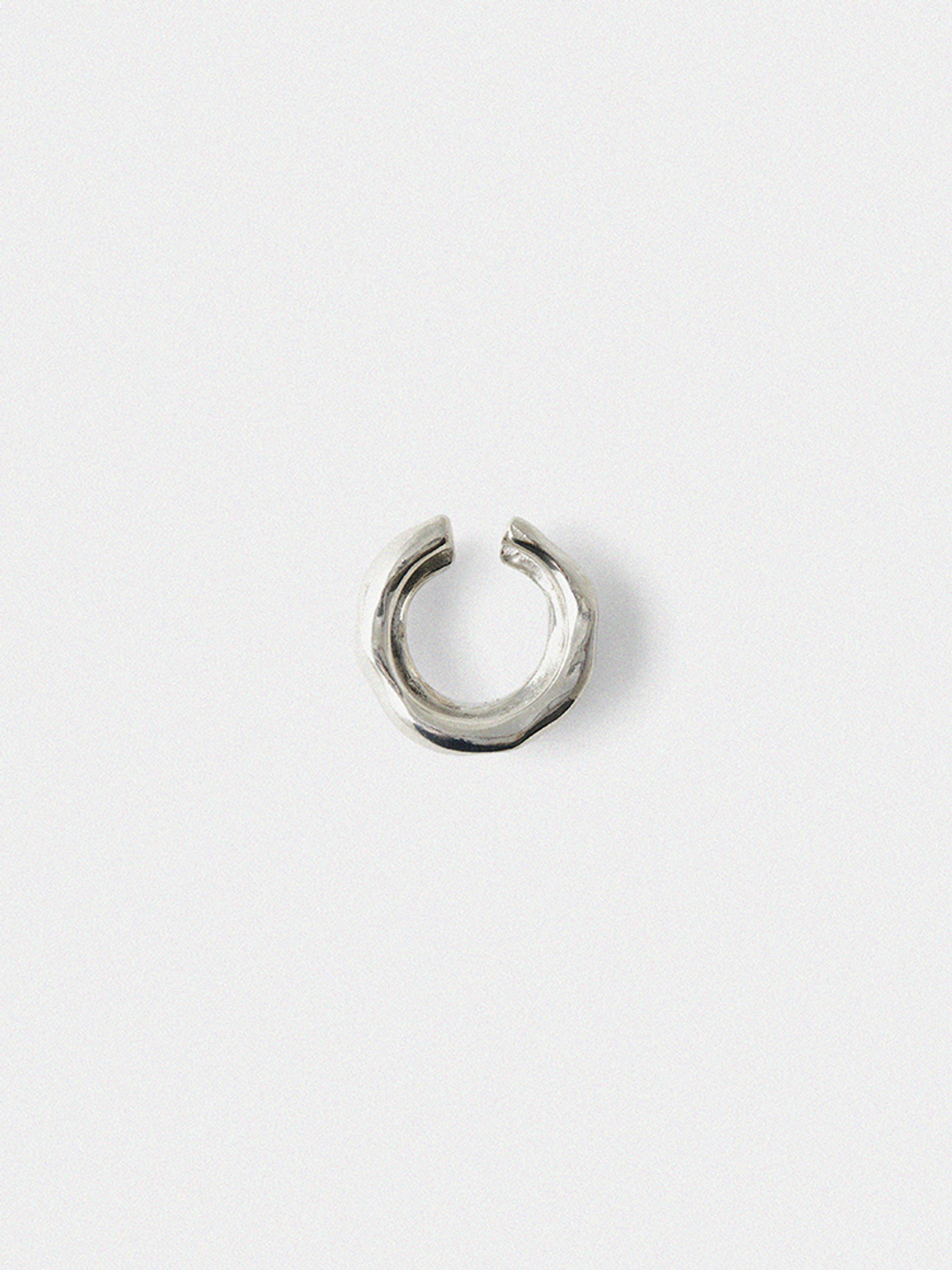 도우하브(DOUHAB) Heyuz double layered ear cuff_Silver
