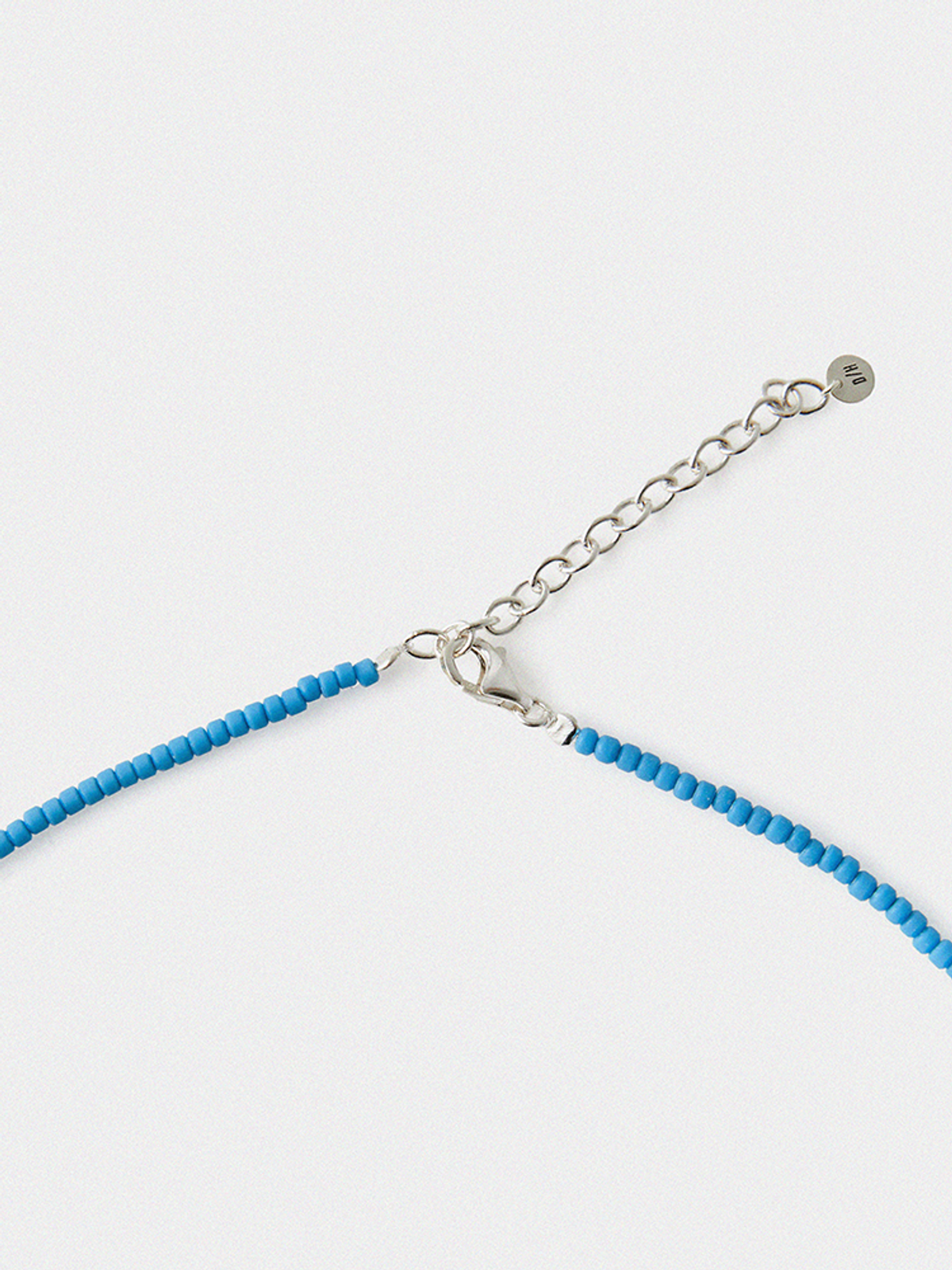 도우하브(DOUHAB) Flower bead necklace_Blue