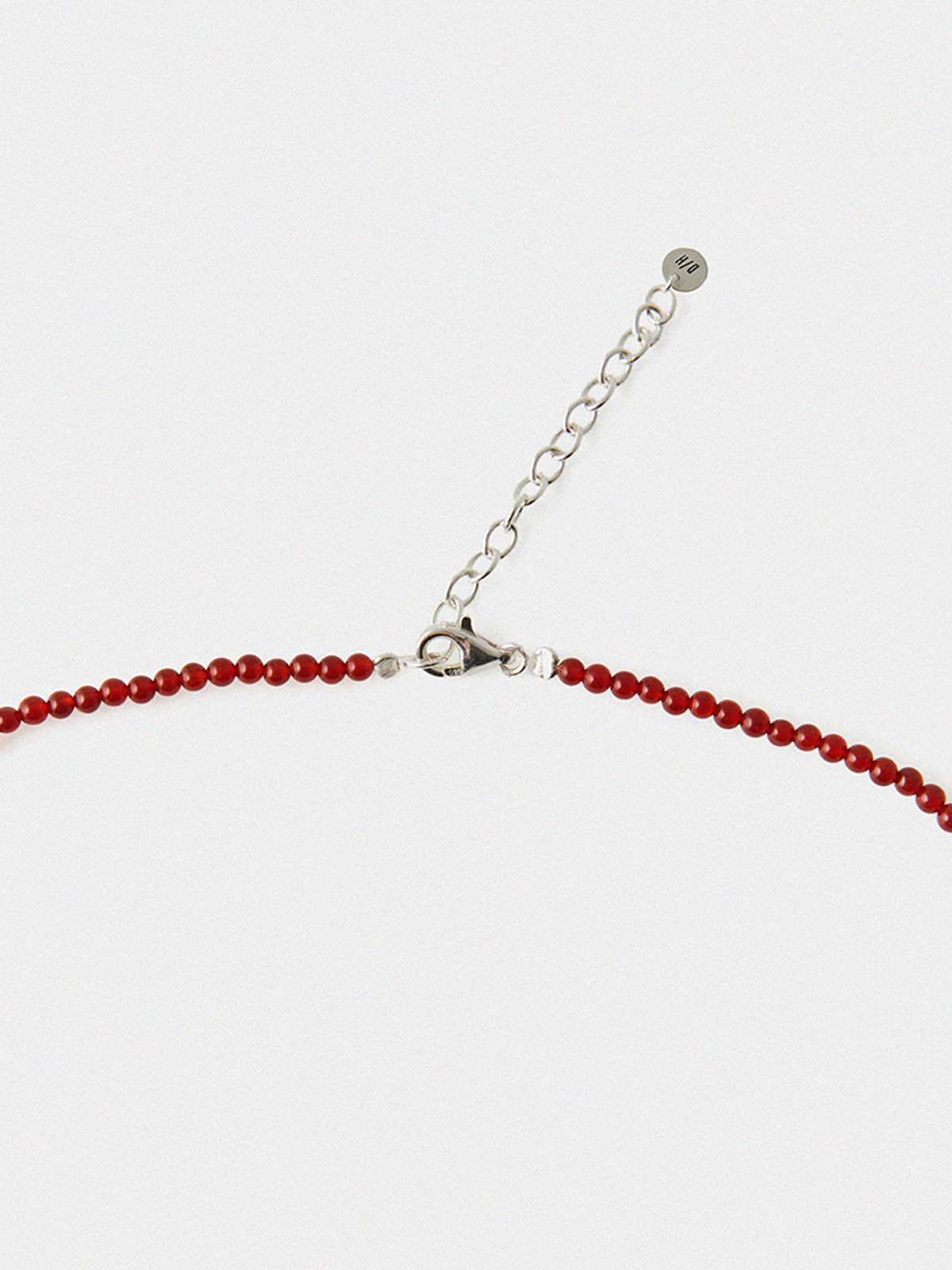 도우하브(DOUHAB) Flower bead necklace_Brown