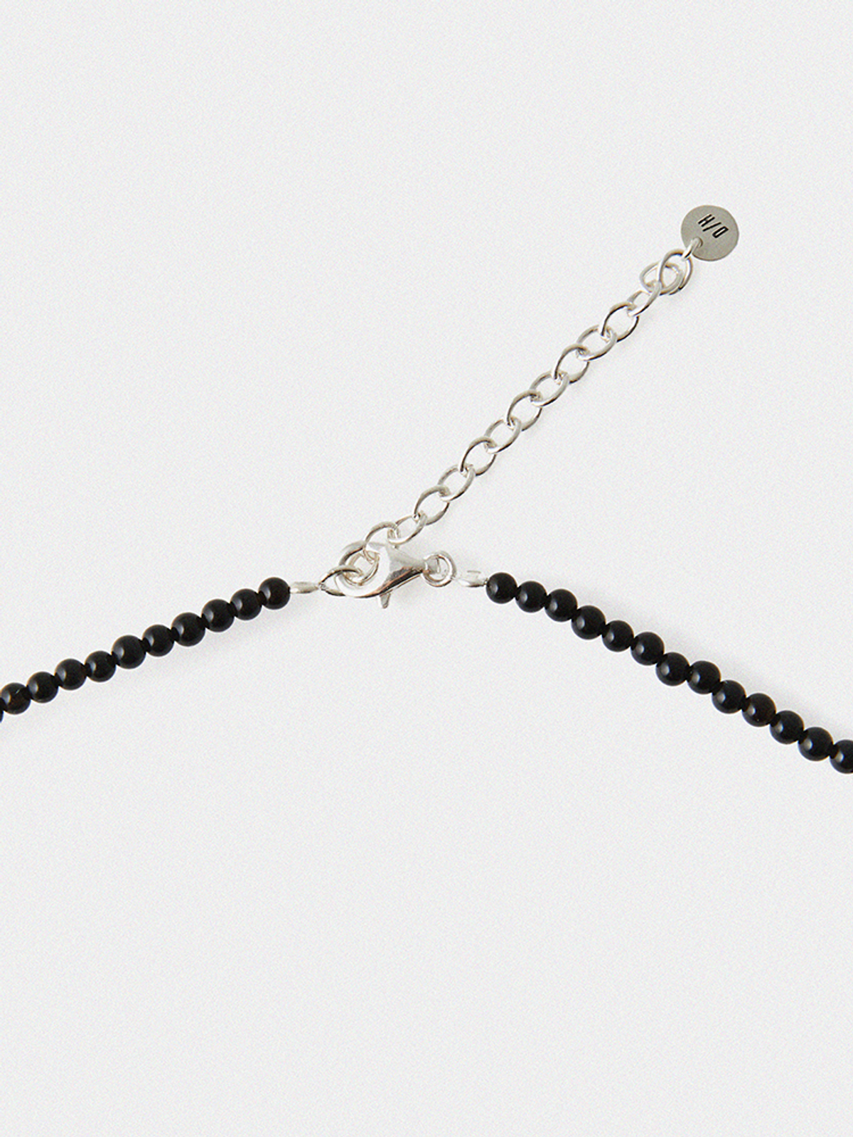 도우하브(DOUHAB) Flower bead necklace_Black