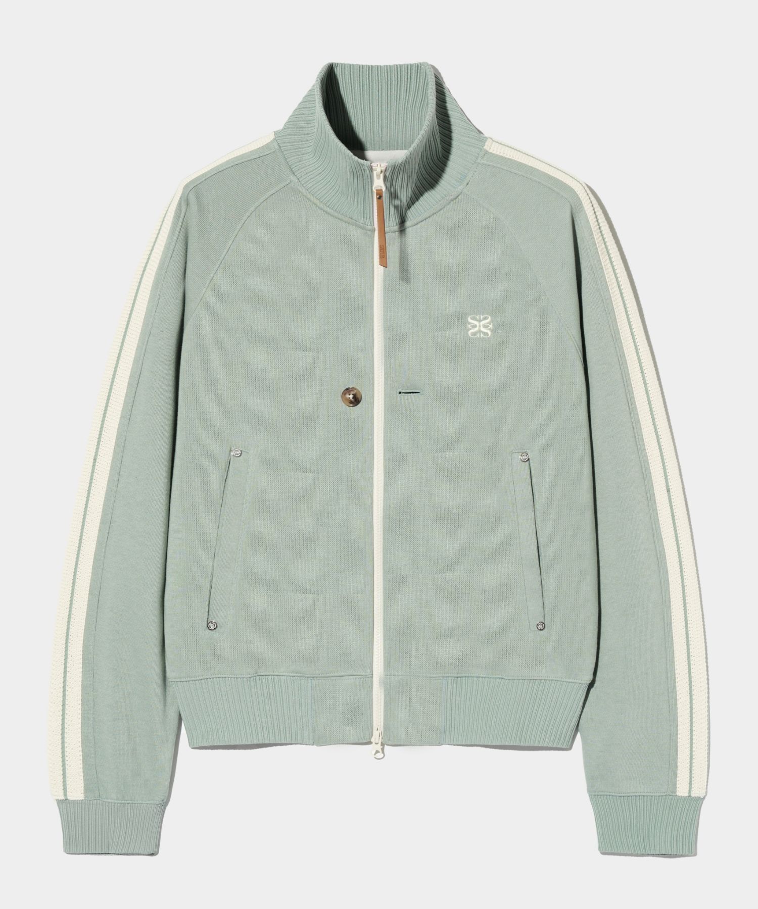 MUSINSA公式 | SATUR Lawton All Day Track Zip Up Jacket Olive Mint