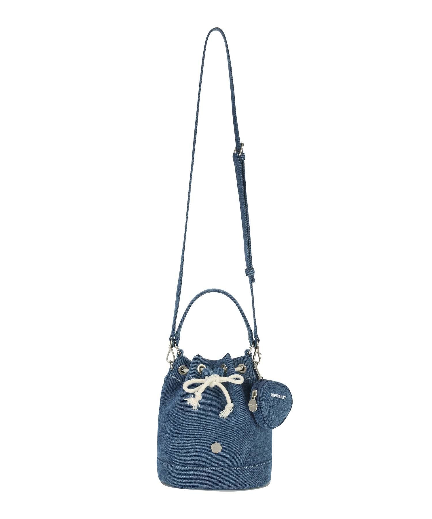 ★23SS★【COVERNAT】★Cloverheart nylon bucket ba.g★ MUSINSA | COVERNAT WOMAN Clover Heart Nylon Bucket Bag Pink
