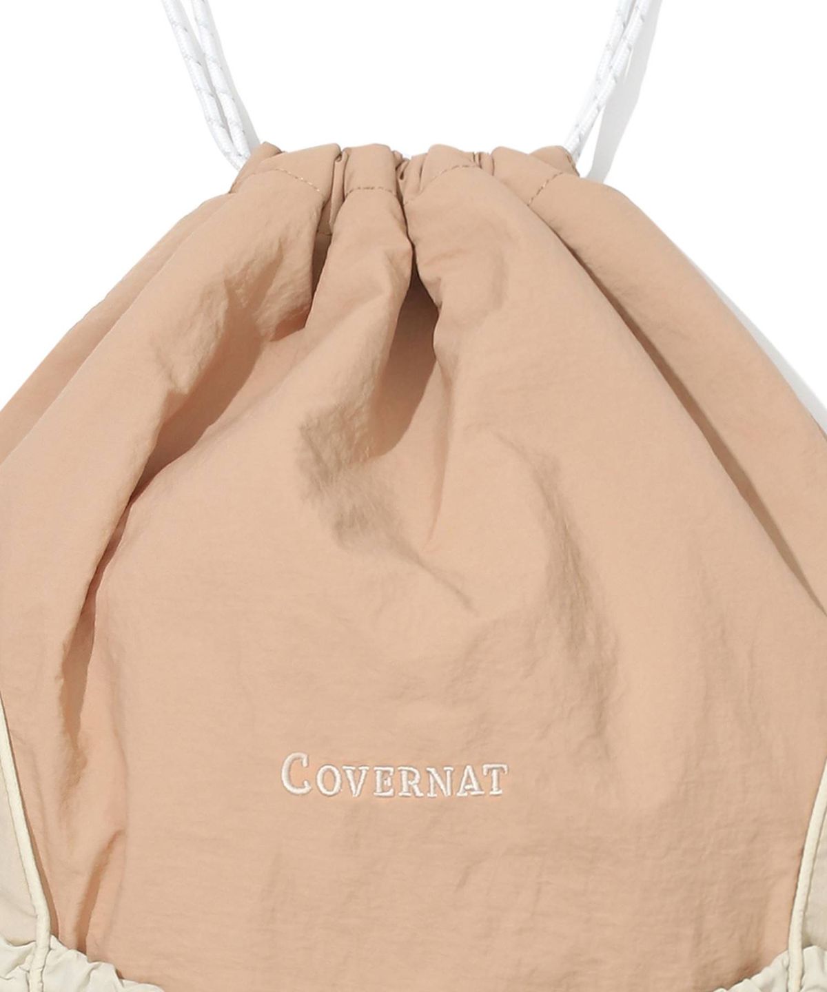 커버낫(COVERNAT) 나일론 스트링 백팩 새먼