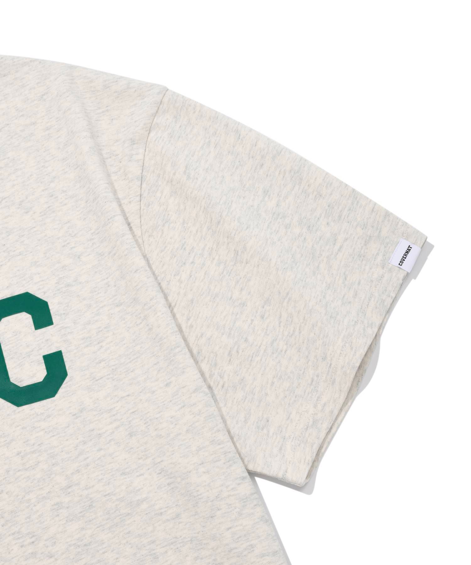 MUSINSA | COVERNAT C Logo T-Shirt Oatmeal