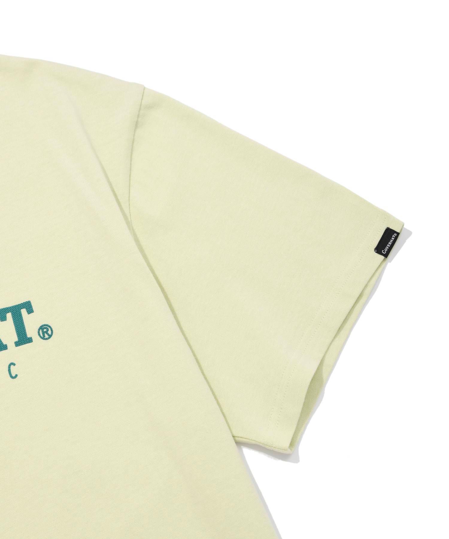 MUSINSA | COVERNAT Authentic Logo T-Shirt Light Green