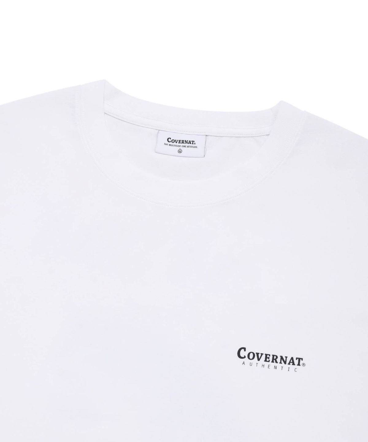 커버낫(COVERNAT) 어센틱 C 그라데이션 롱슬리브 화이트