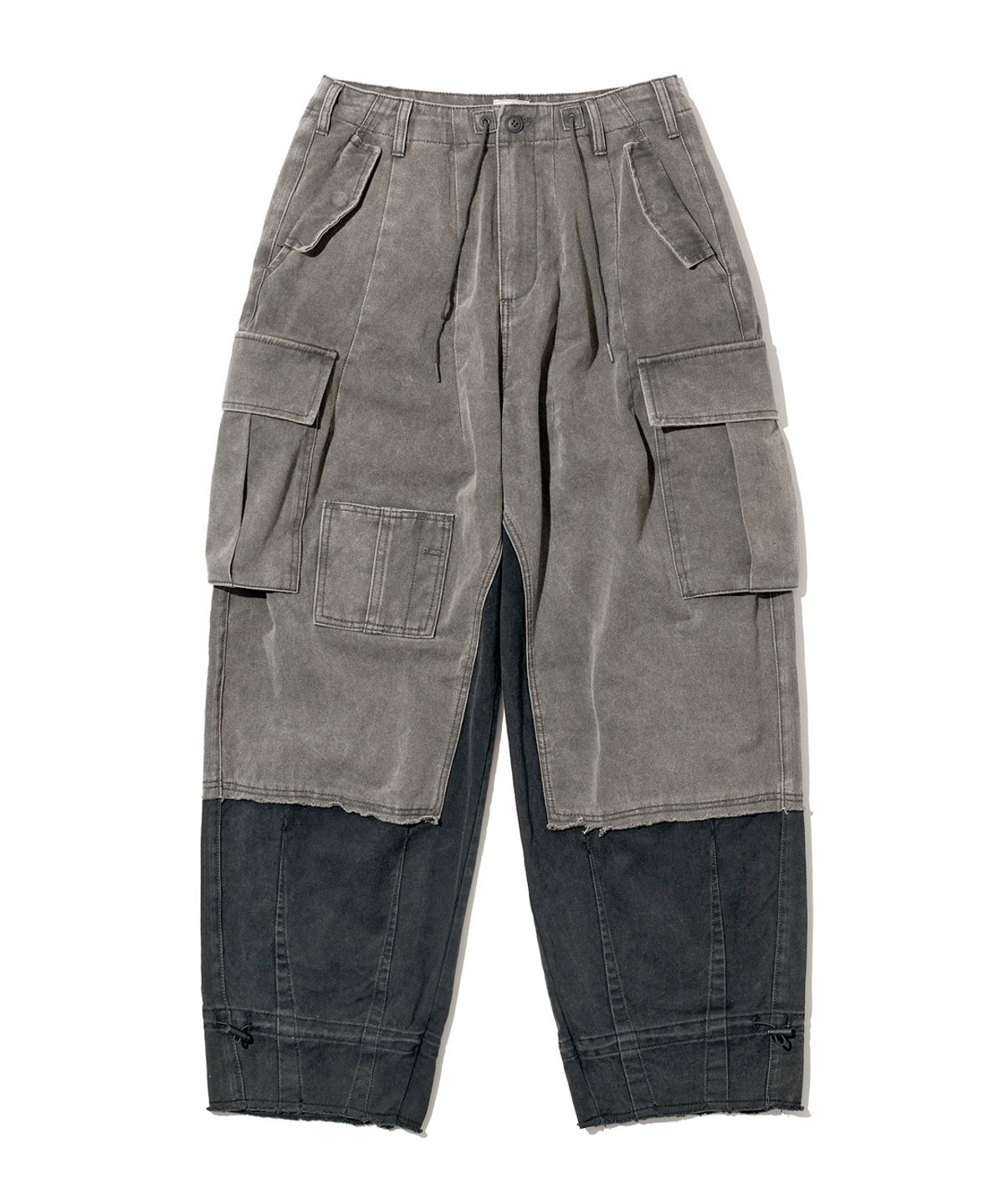 빅유니온(BIG UNION) COMBINATION JUNGLE PANTS / BLACK&GRAY