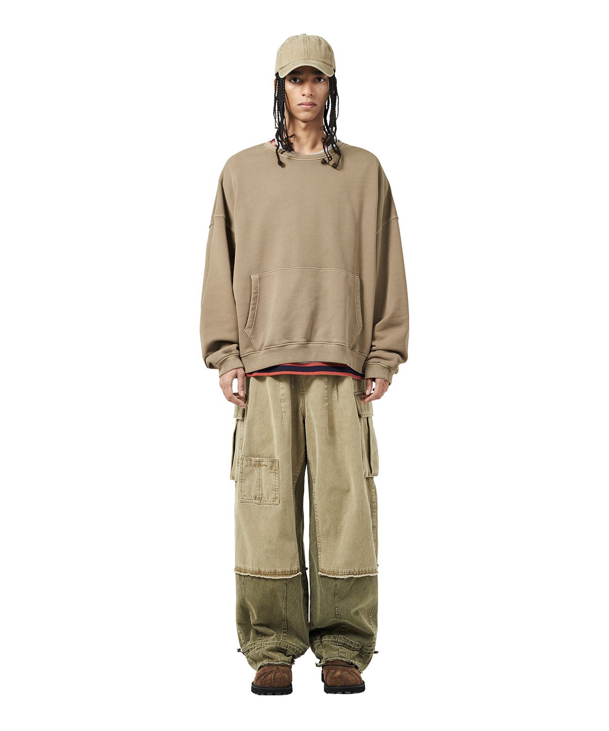 빅유니온(BIG UNION) COMBINATION JUNGLE PANTS / BEIGE&KHAKI