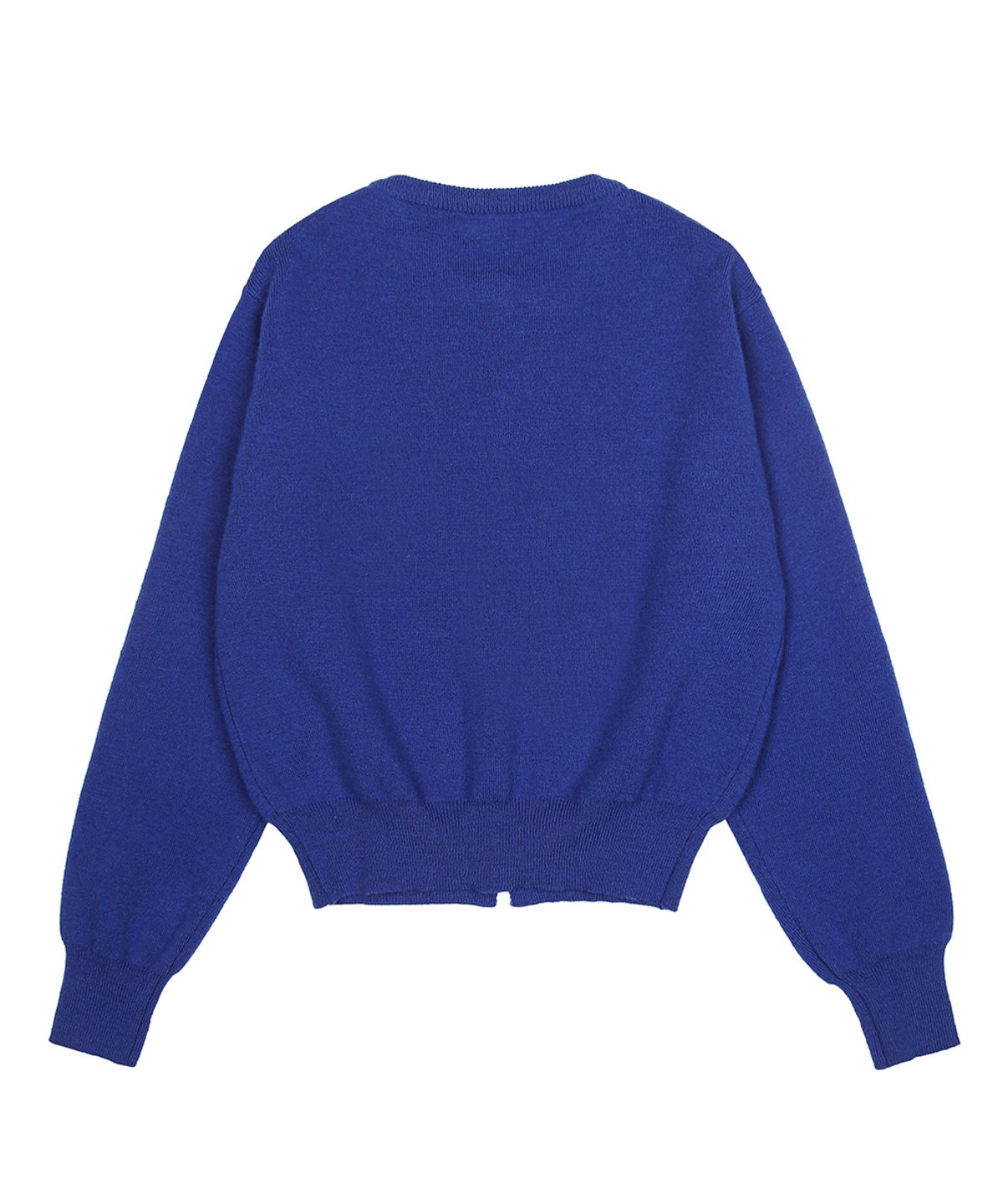 누프에블루(NEUFETBLEU) NEB roundneck cardigan (blue)
