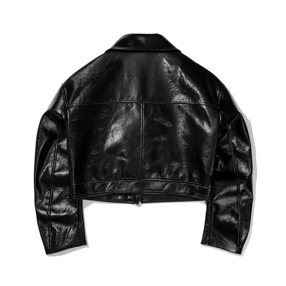 엑스트라오디너리(EXTRAORDINARY) WOMEN ENAMEL JACKET  BLACK