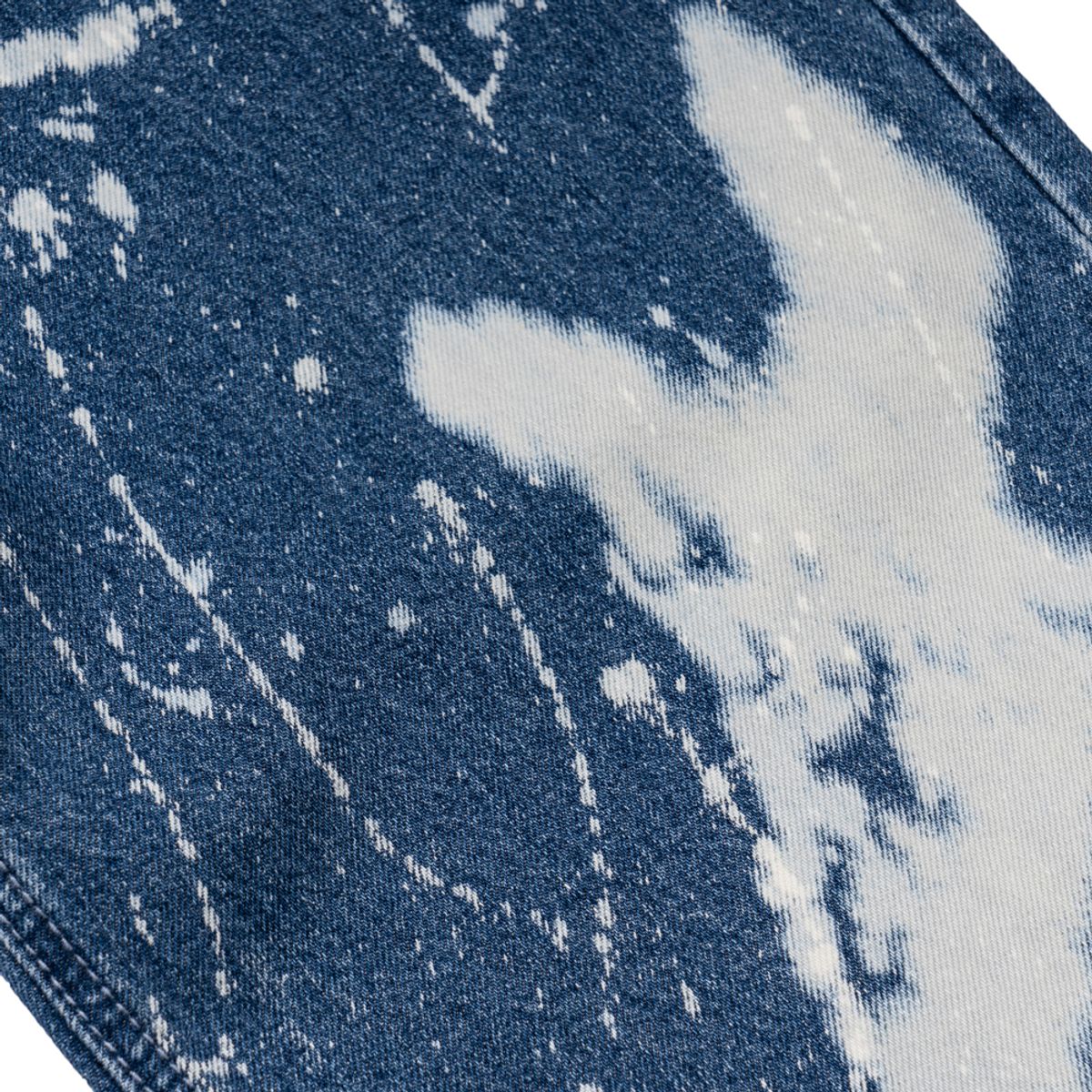 엑스트라오디너리(EXTRAORDINARY) BLEACHED DENIM PANTS  BLUE
