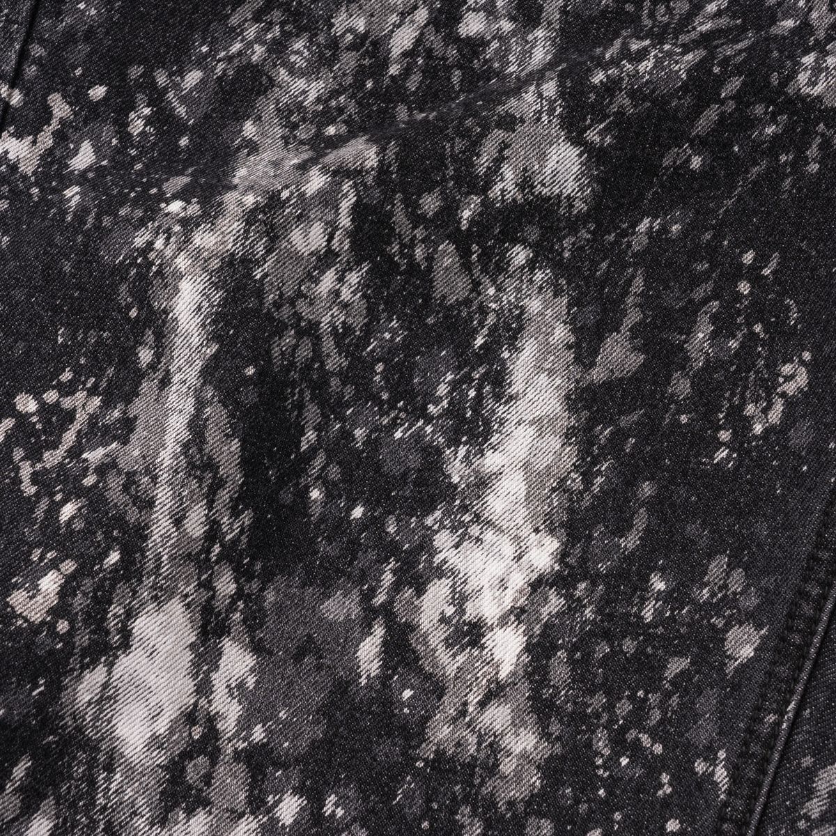엑스트라오디너리(EXTRAORDINARY) BLEACHED DENIM PANTS  BLACK