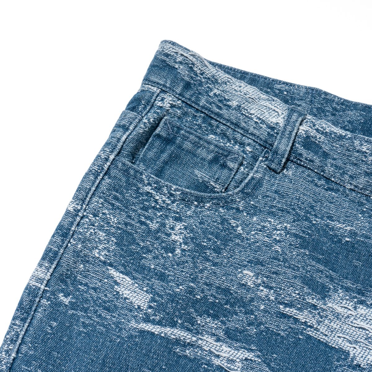 엑스트라오디너리(EXTRAORDINARY) ABSTRACT DENIM PANTS  L/BLUE