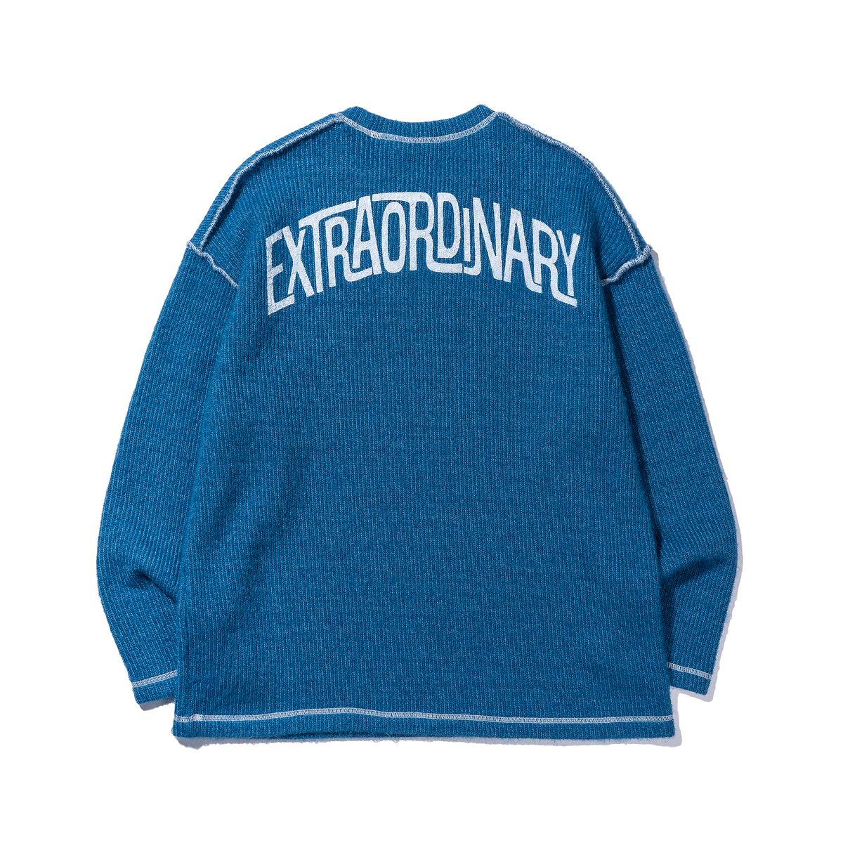 엑스트라오디너리(EXTRAORDINARY) SHORT HAIRY LONG SLEEVE  BLUE