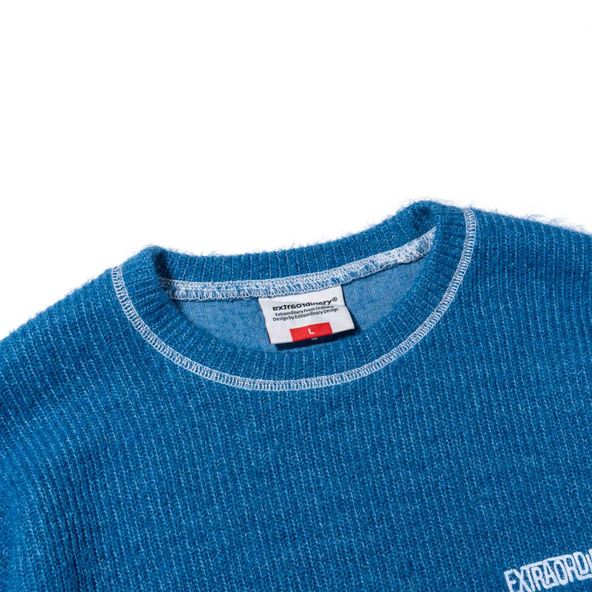 엑스트라오디너리(EXTRAORDINARY) SHORT HAIRY LONG SLEEVE  BLUE