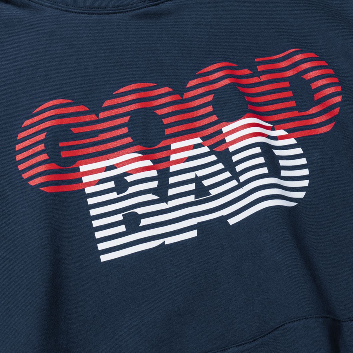 엑스트라오디너리(EXTRAORDINARY) GOOD BAD PRINT HOODIE  NAVY