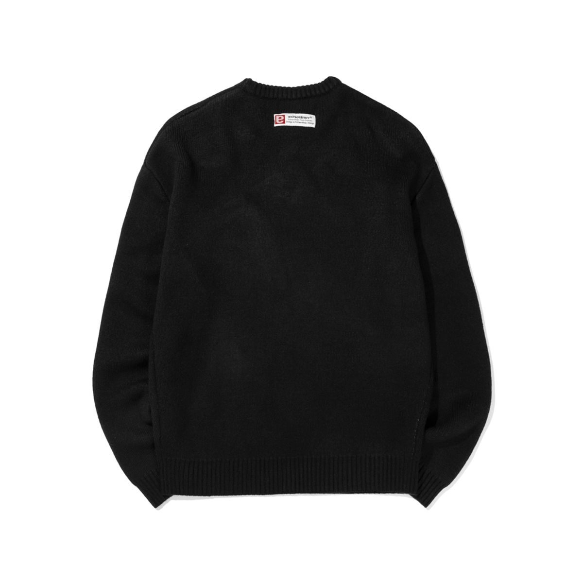 엑스트라오디너리(EXTRAORDINARY) WITCHES JACQUARD SWEATER  BLACK