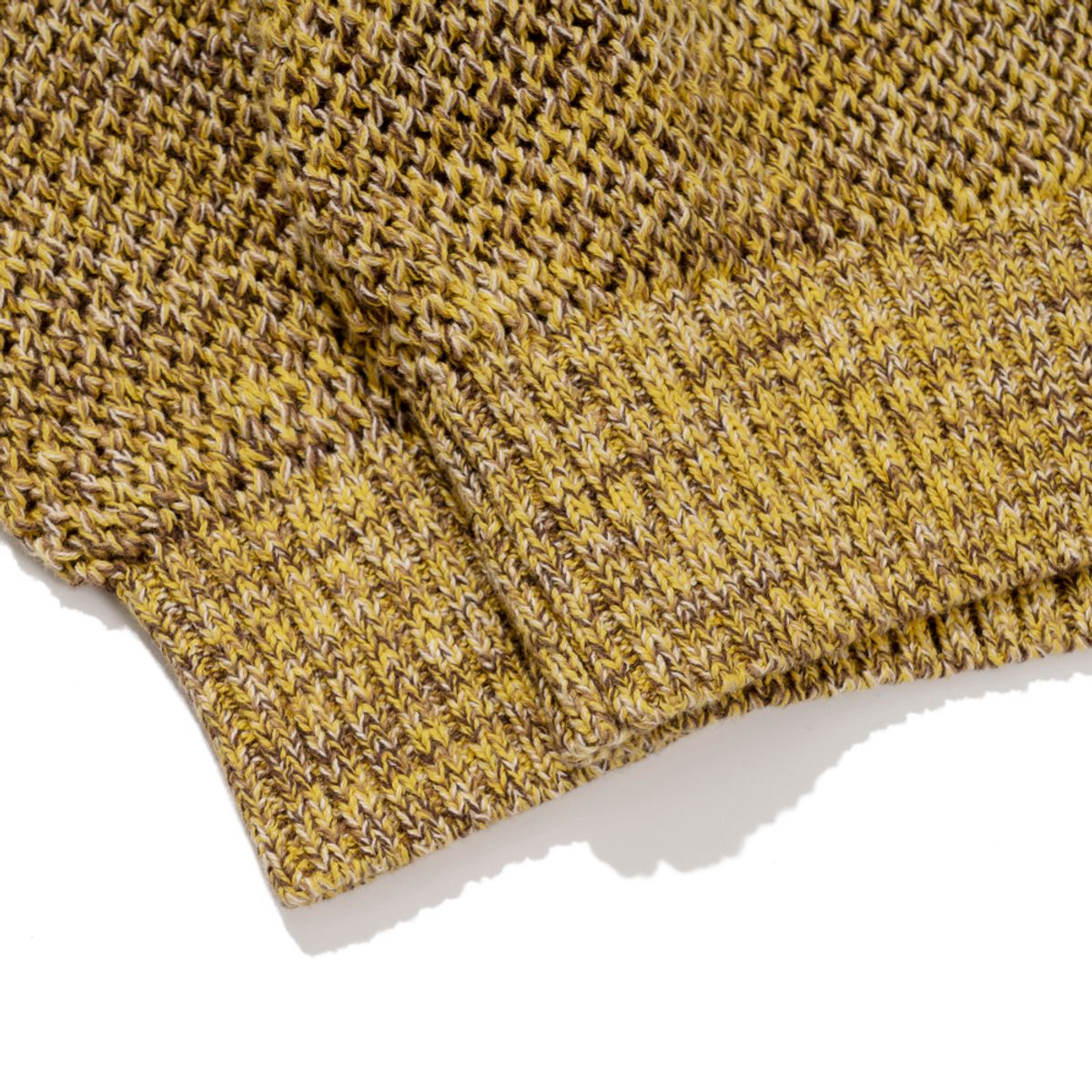엑스트라오디너리(EXTRAORDINARY) NET MIX SWEATER  YELLOW