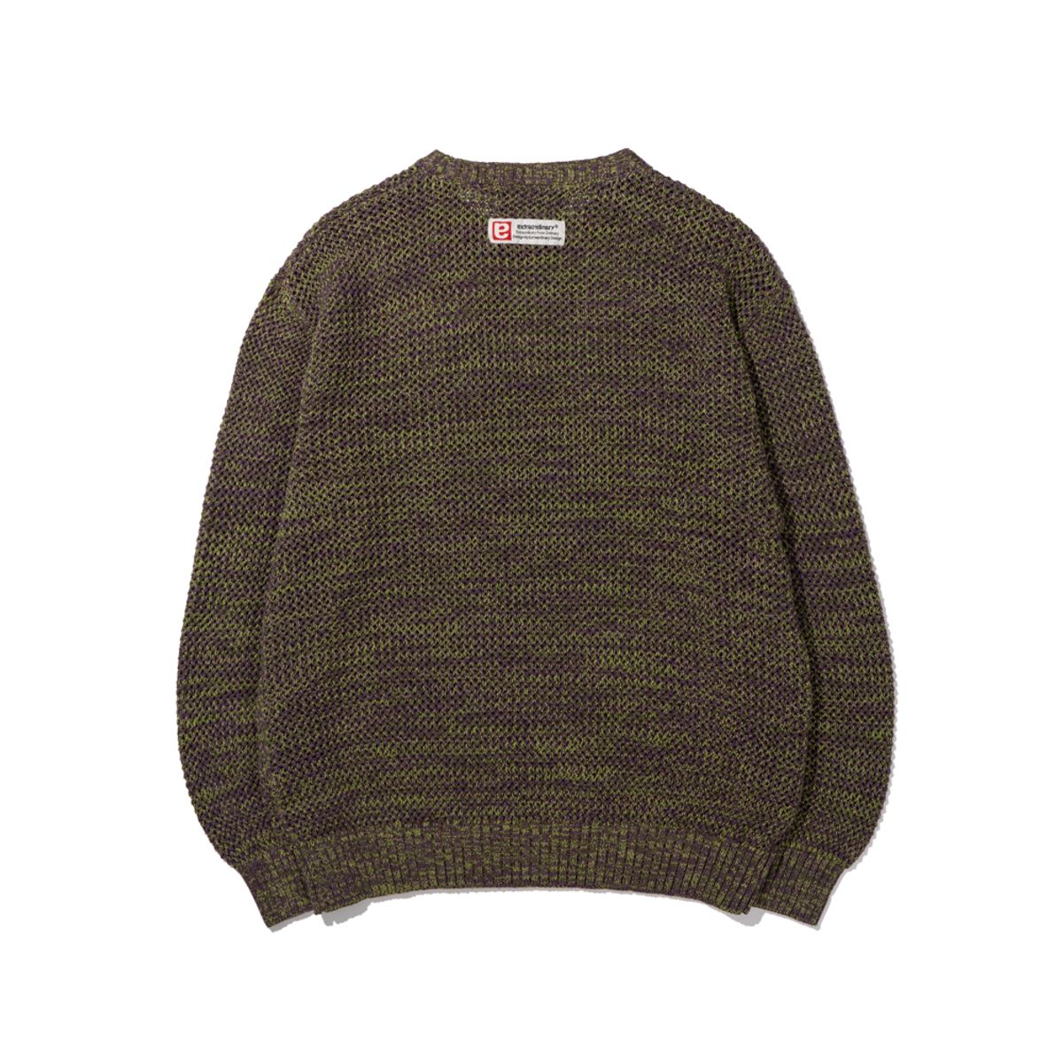 엑스트라오디너리(EXTRAORDINARY) NET MIX SWEATER  GREEN