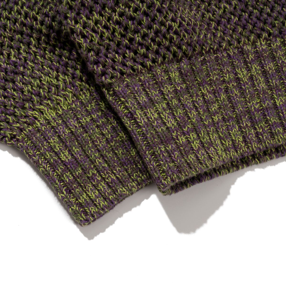 엑스트라오디너리(EXTRAORDINARY) NET MIX SWEATER  GREEN