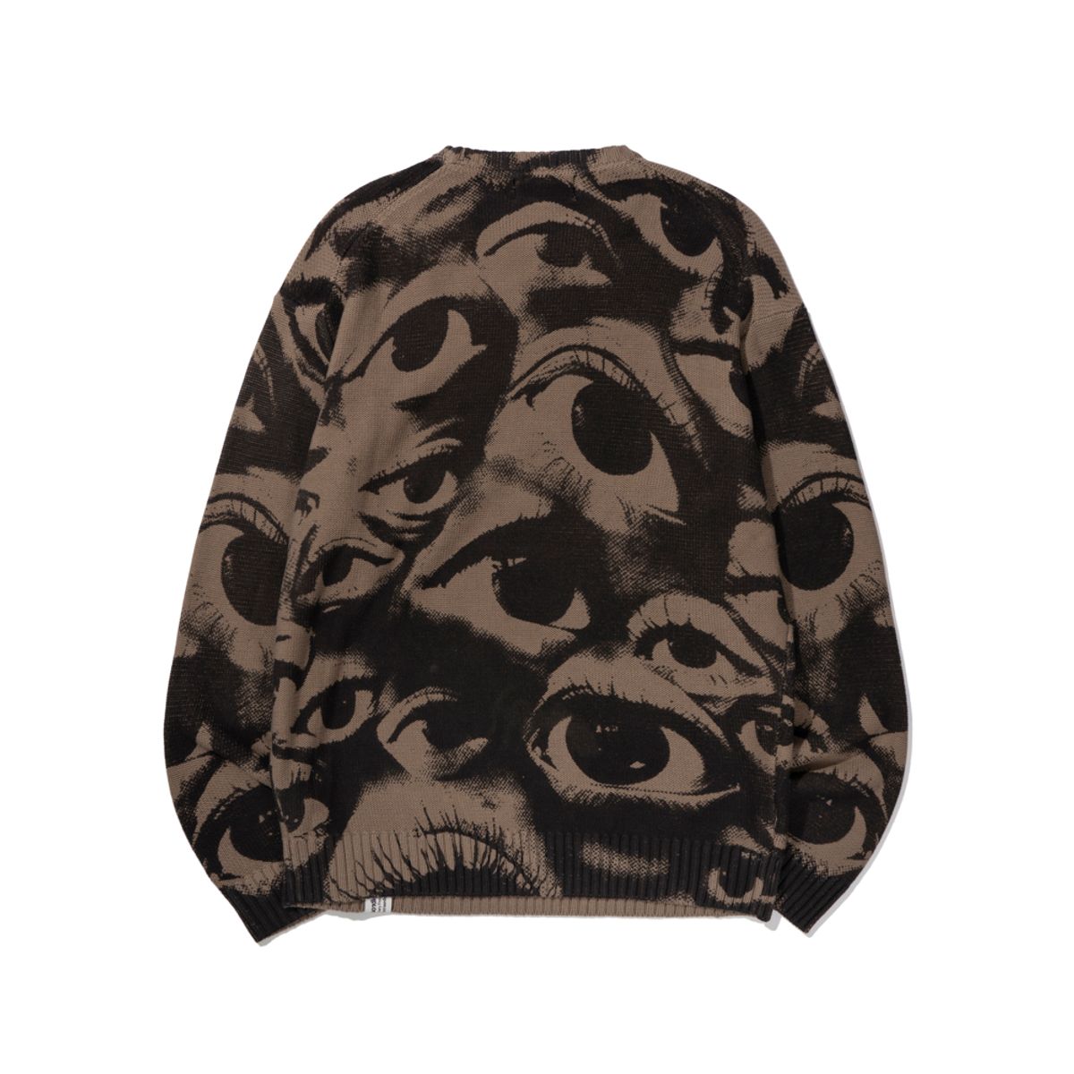 엑스트라오디너리(EXTRAORDINARY) EYES PRINTING SWEATER  BEIGE