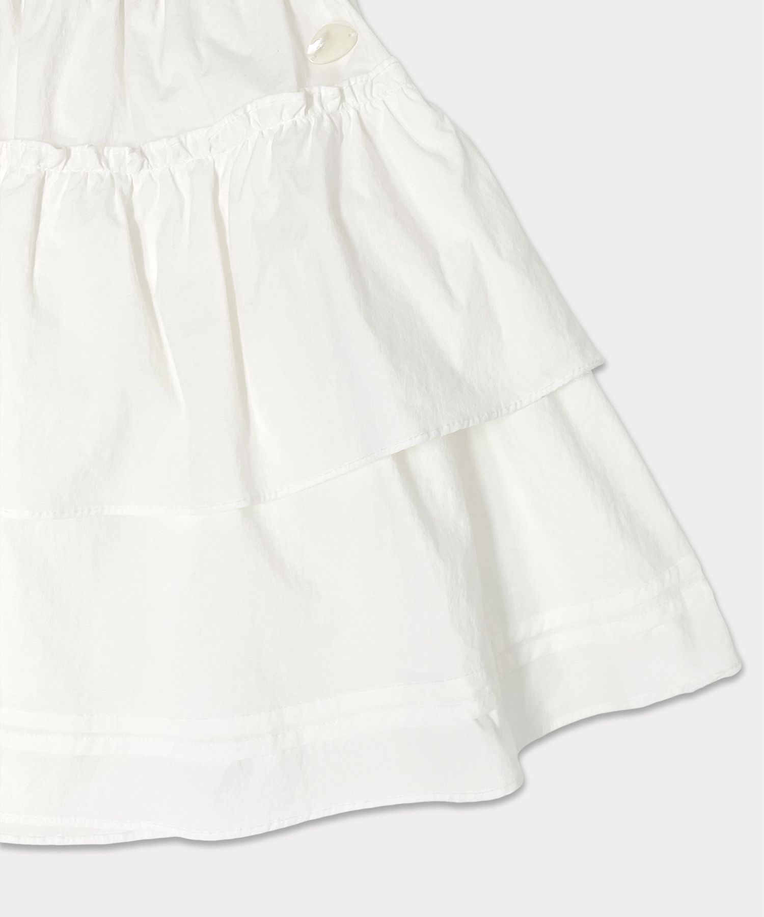 ワンピース Cancan shirring mini skirt ivory MUSINSA | SOMEWHEREBUTTER Cancan shirring mini skirt - ivory