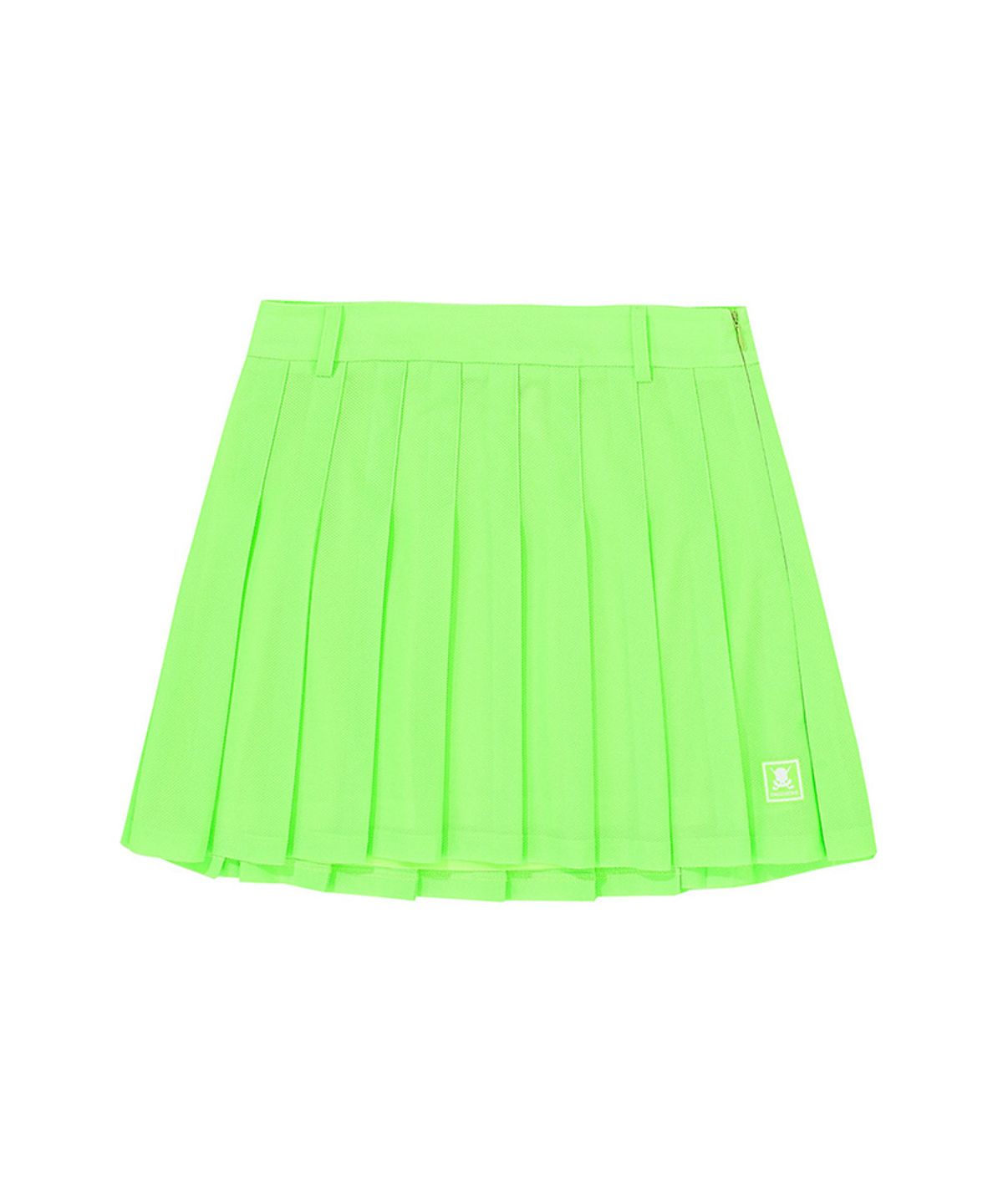 츄쿠츄(CHUCUCHU) C23M-SK012W아이스 메쉬 플리츠 스커트 (Lime)