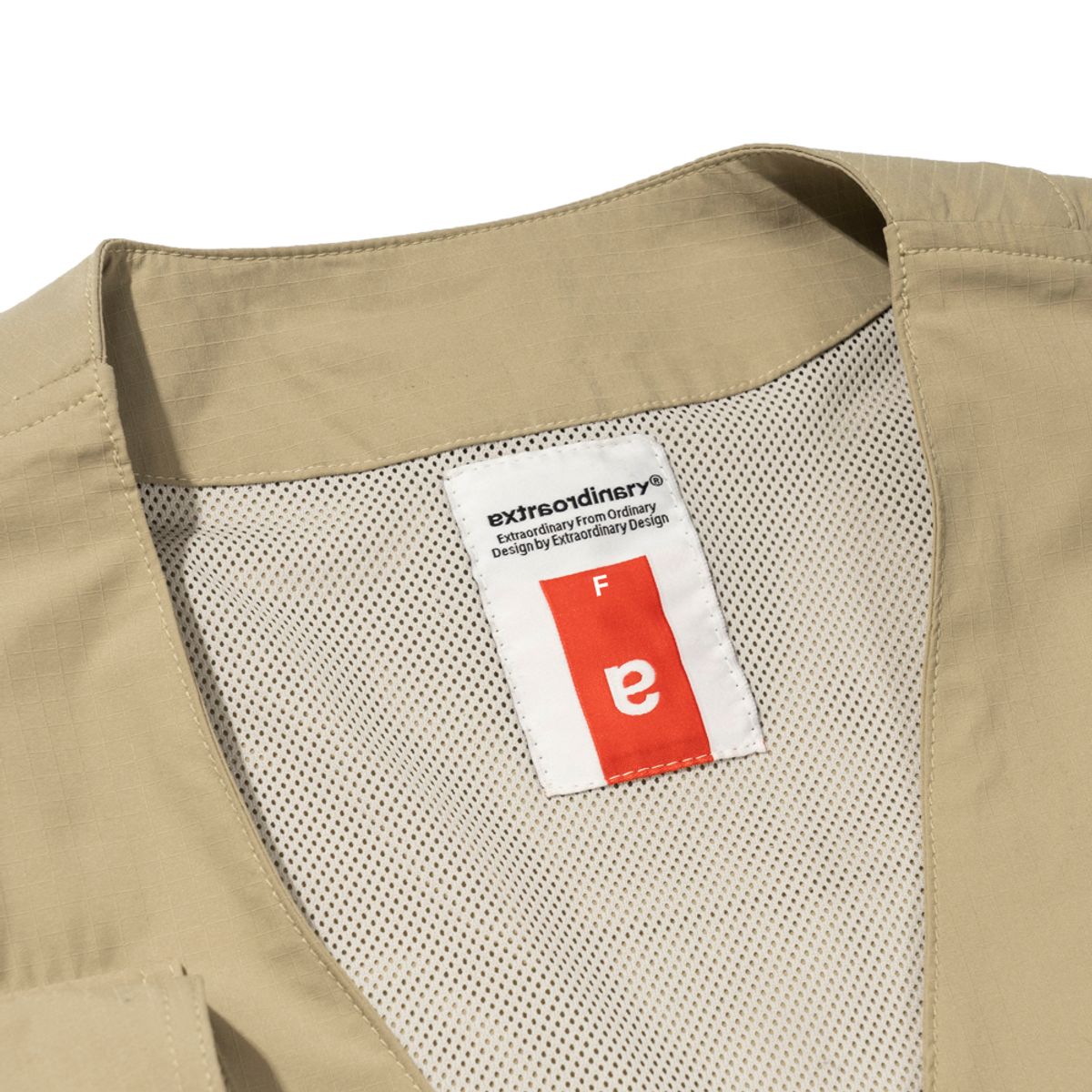 엑스트라오디너리(EXTRAORDINARY) MULTI POCKET FISHING VEST  BEIGE