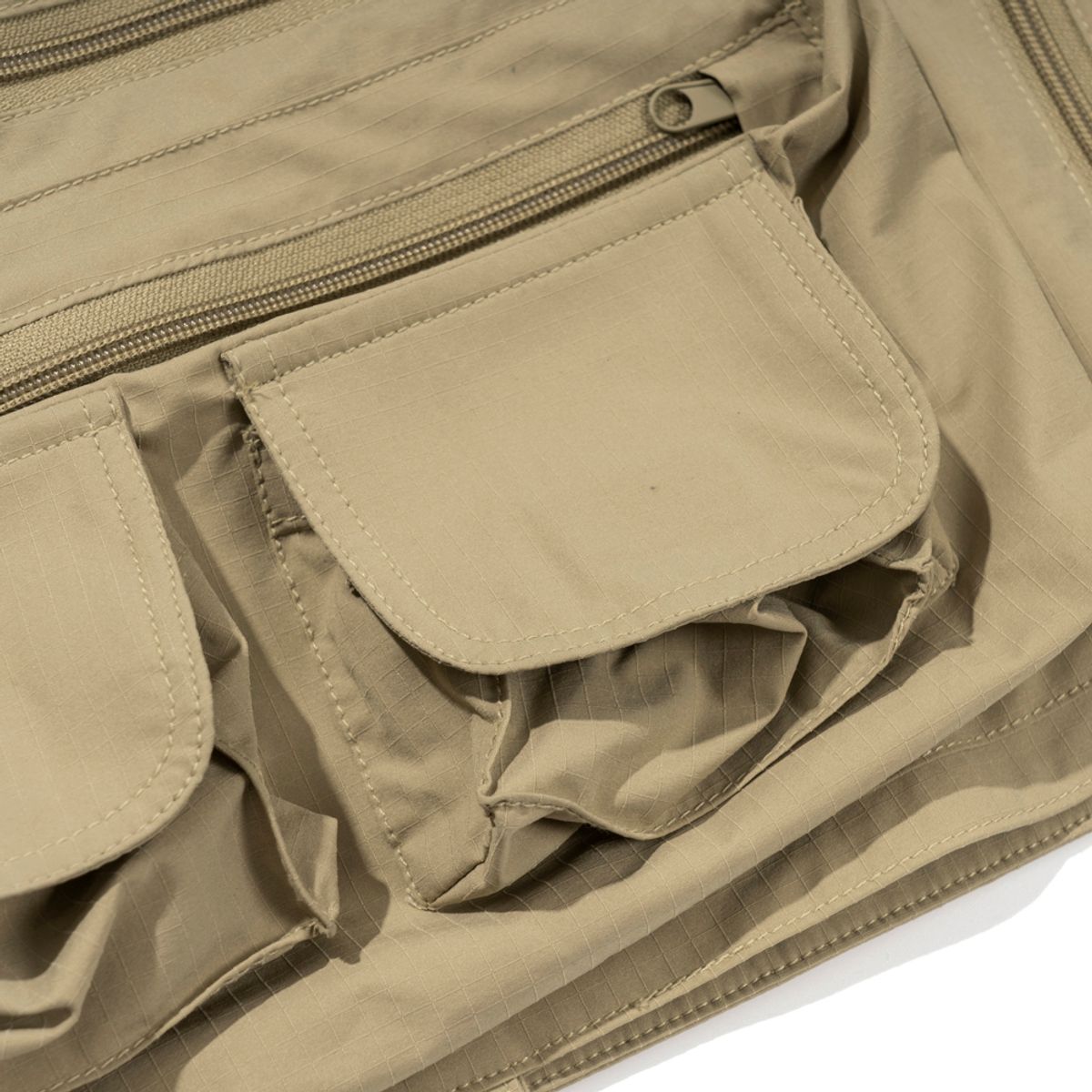 엑스트라오디너리(EXTRAORDINARY) MULTI POCKET FISHING VEST  BEIGE