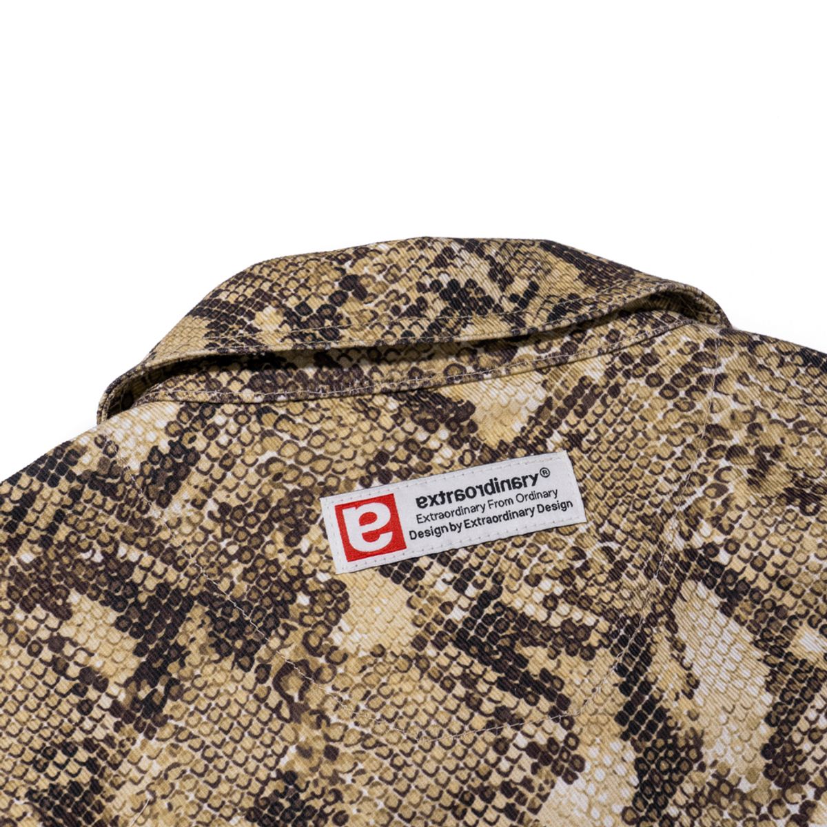 엑스트라오디너리(EXTRAORDINARY) PYTHON TRUCKER JACKET  SPECIAL