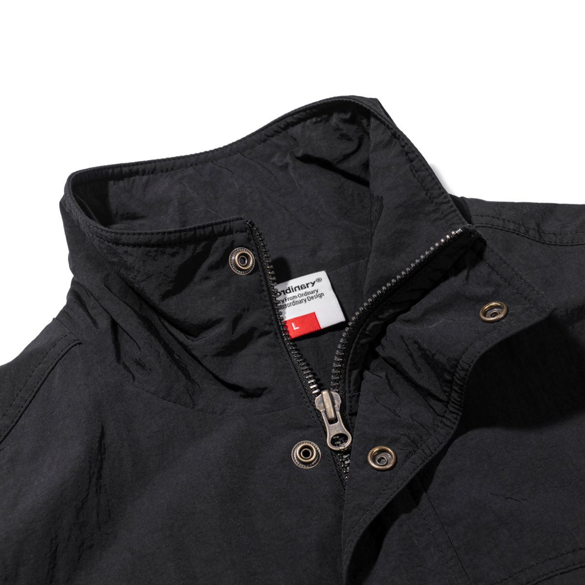 엑스트라오디너리(EXTRAORDINARY) PUCKERING POCKET JUMPER  BLACK