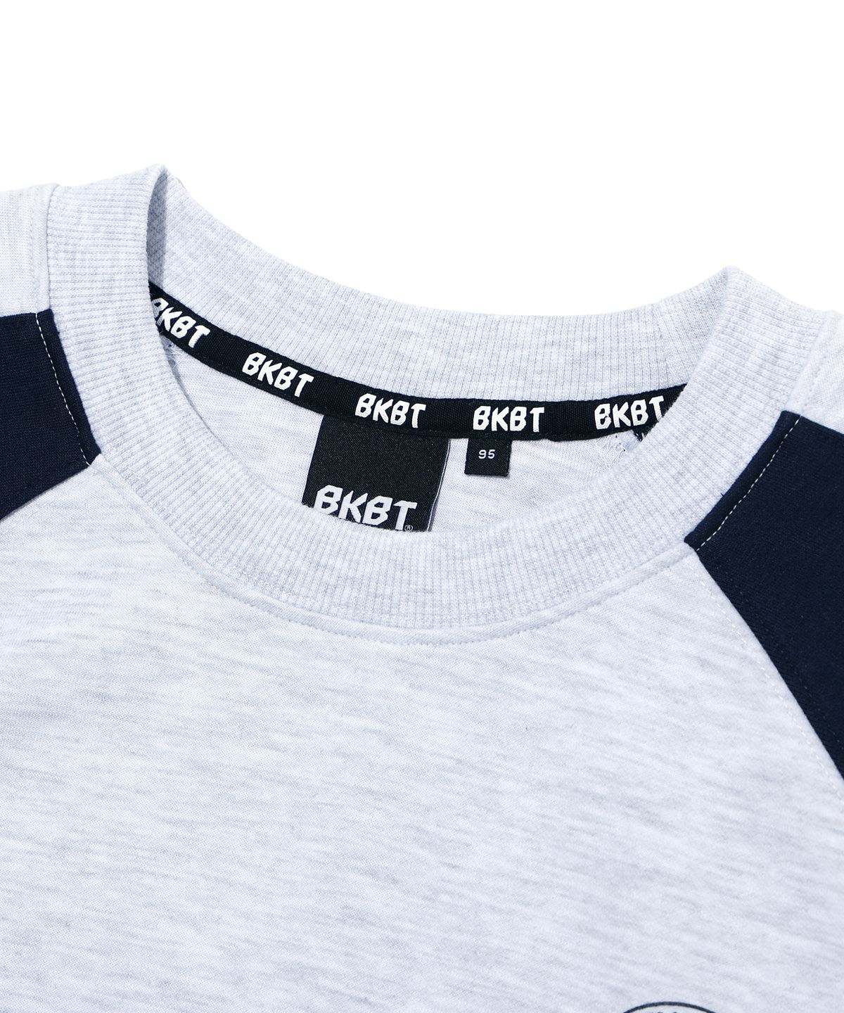 벙커버스터(BUNKERBUSTER) 로고 저지 맨투맨 LIGHT GREY (MO1TU043-071)
