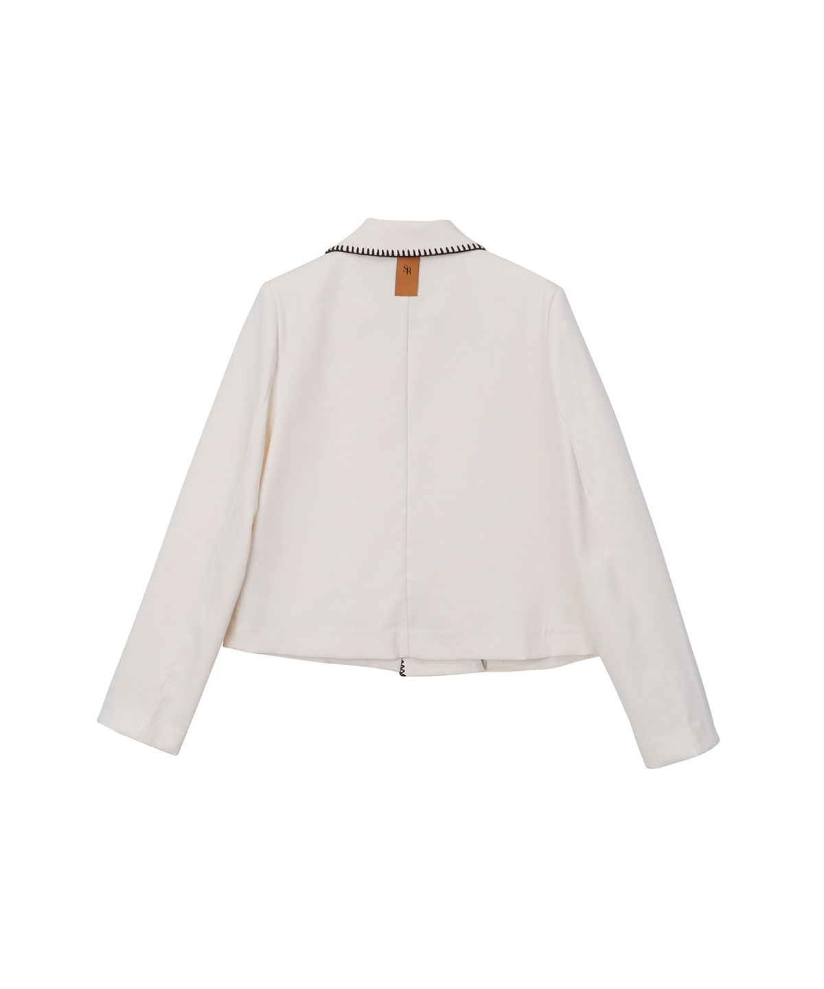 320쇼룸(320SHOWROOM) Buttonhole stitch collar jacket Cream