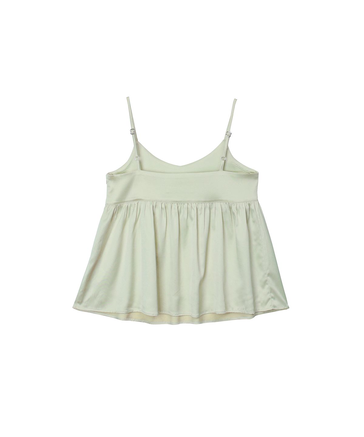 320쇼룸(320SHOWROOM) Satin bustier sleeveless top Mint