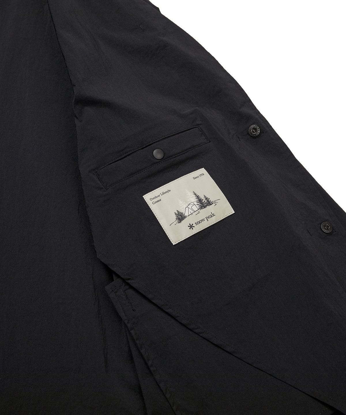 스노우피크 어패럴(SNOWPEAK APPAREL) 루트 블레이저 자켓 Black (S24MMRJK68)