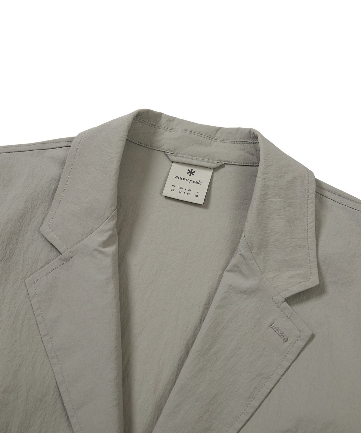 스노우피크 어패럴(SNOWPEAK APPAREL) 루트 블레이저 자켓 Khaki Gray (S24MMRJK68)