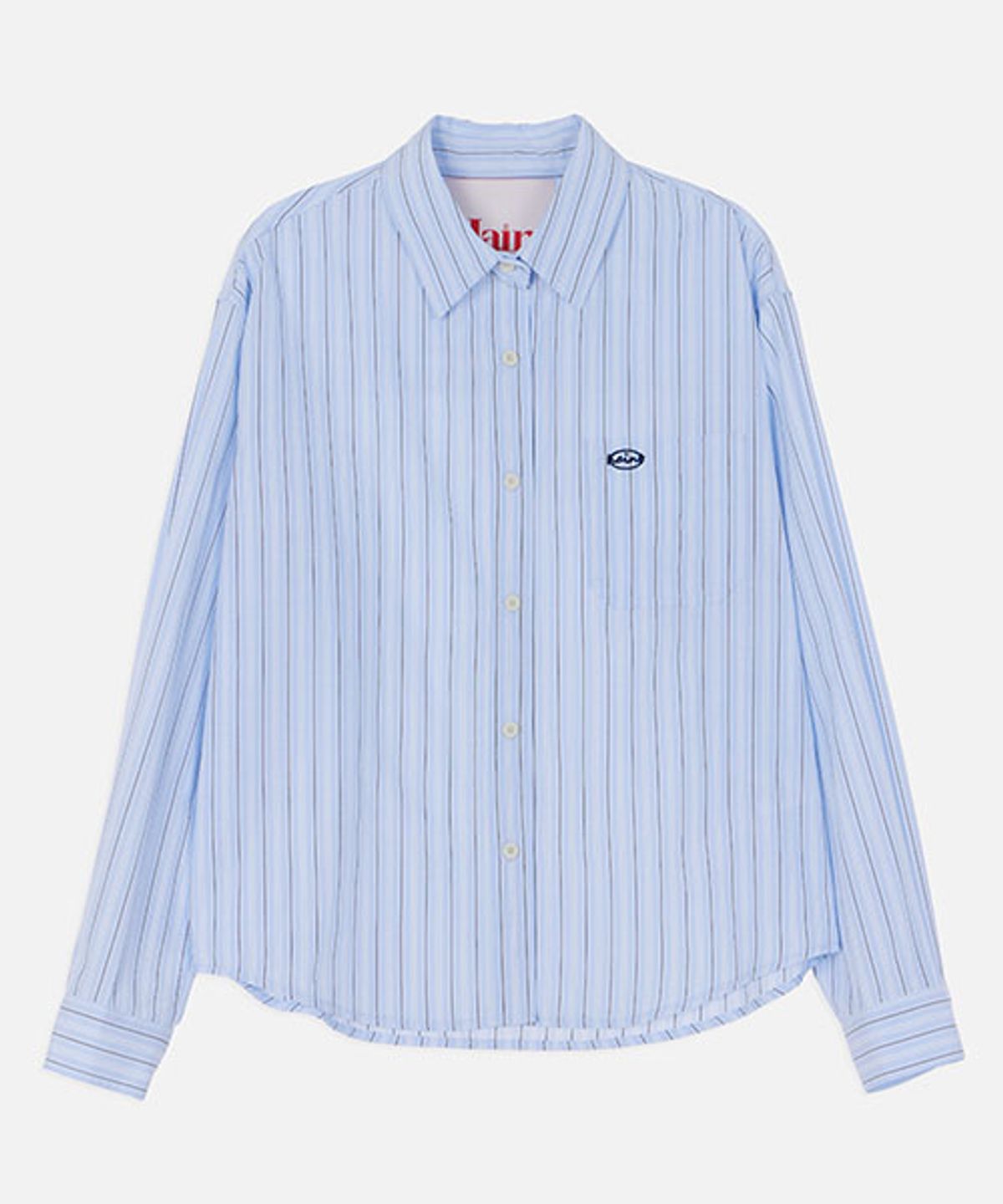 헤인트(HAINT) ESSENTIAL STRIPE SHIRT_2COLORS_SKY BLUE