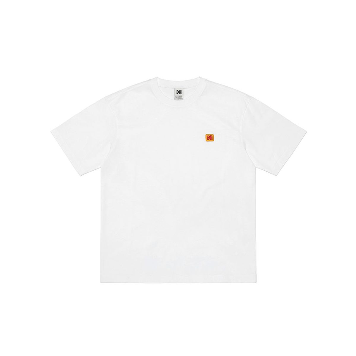 코닥(KODAK) 시그니처 로고 아스킨 반팔 티셔츠 WHITE