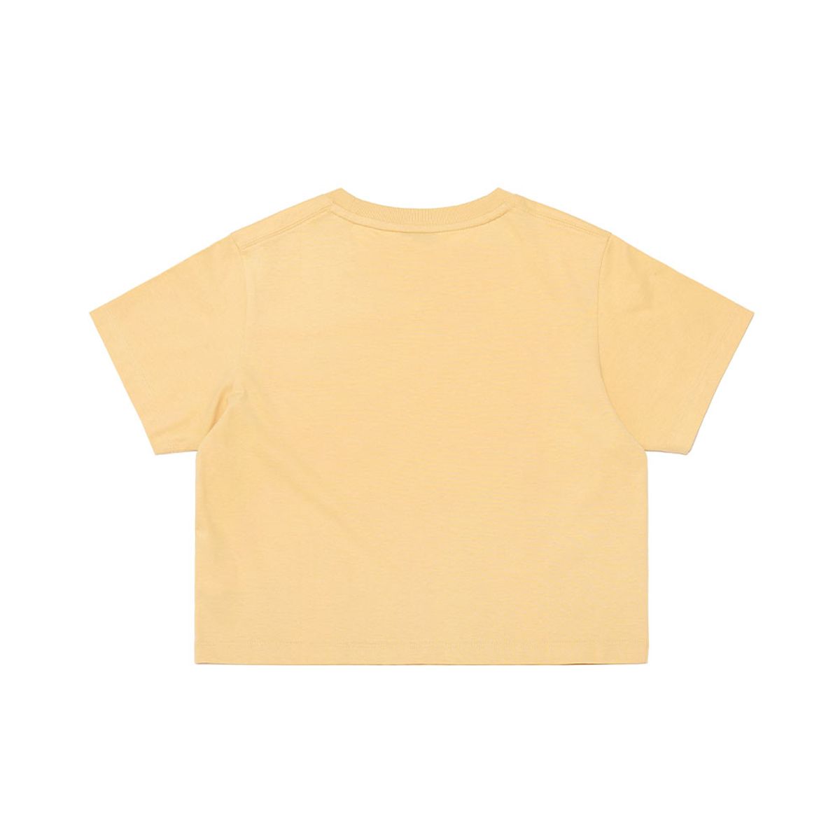 코닥(KODAK) 시그니처 로고 아스킨 반팔 티셔츠 우먼 YELLOW