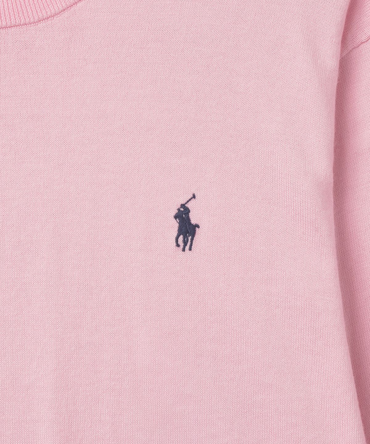 폴로 랄프 로렌(POLO RALPH LAUREN) 롱슬리브 풀오버 스웨터 - 핑크