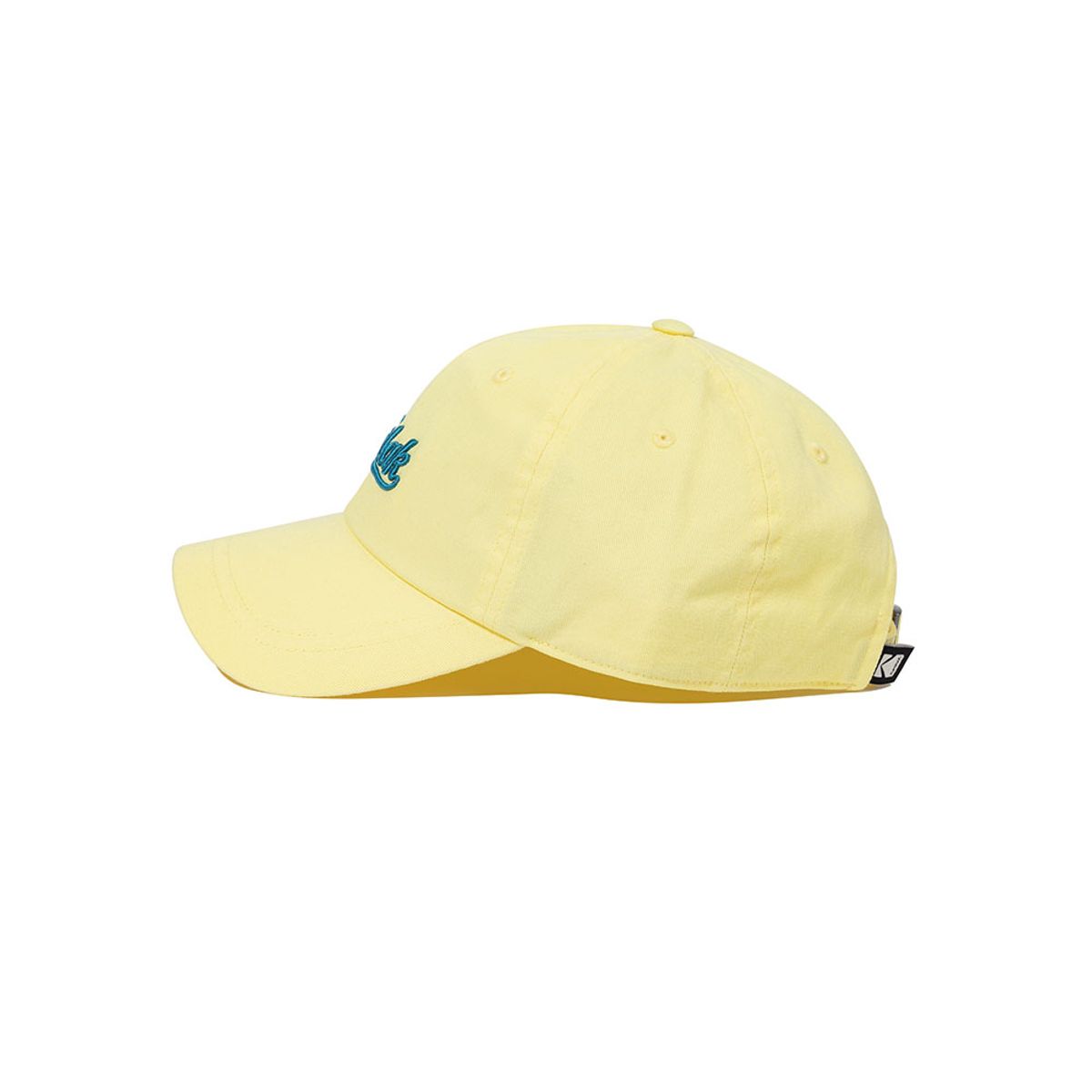 코닥(KODAK) 레터링 릴렉스핏 볼캡 YELLOW