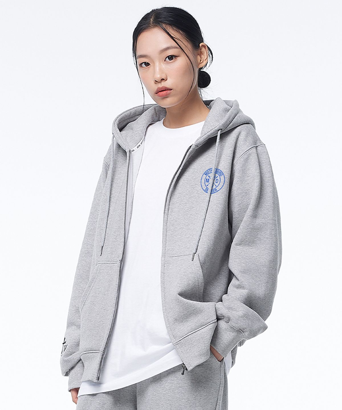 아티스트웨어(ARTISTWEAR) [ATW X 마더버드] MSD 패치 후드집업