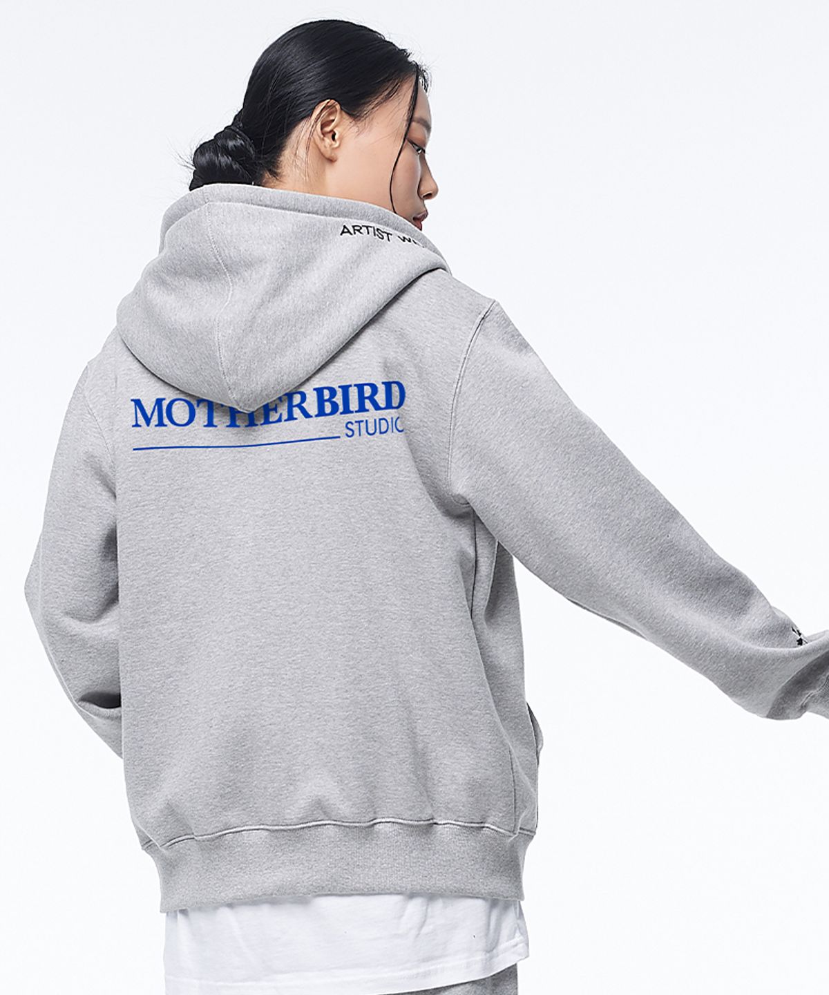 아티스트웨어(ARTISTWEAR) [ATW X 마더버드] MSD 패치 후드집업