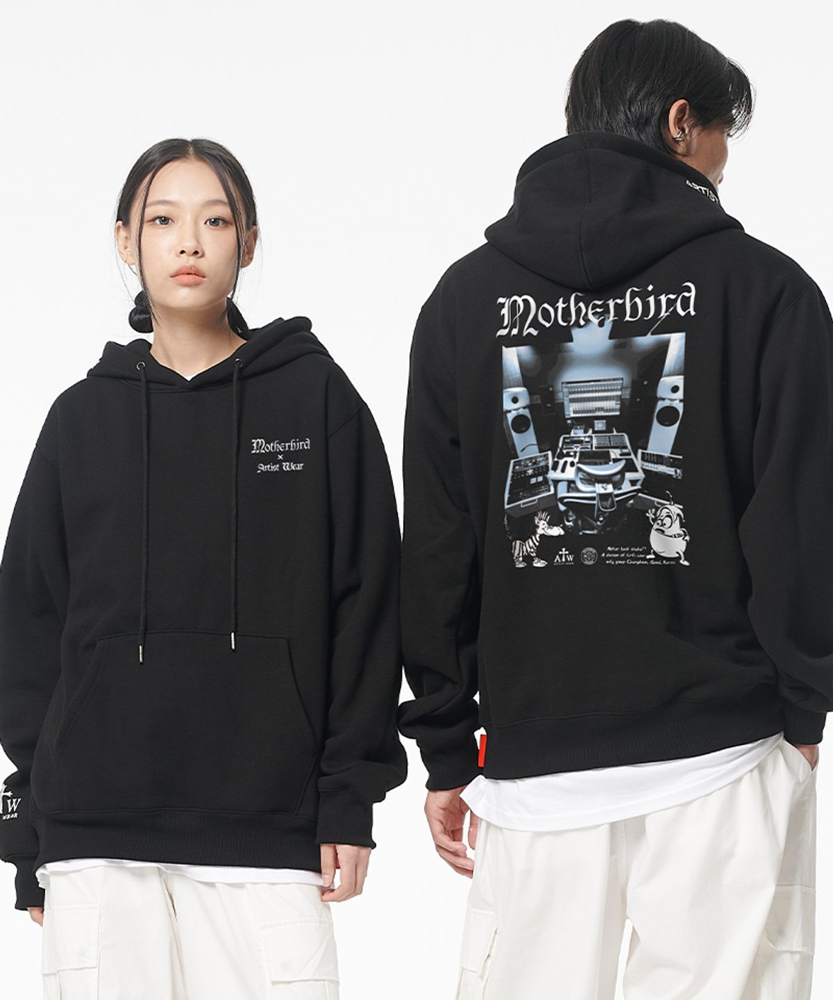 아티스트웨어(ARTISTWEAR) [ATW X 마더버드] 마스터링 후드티