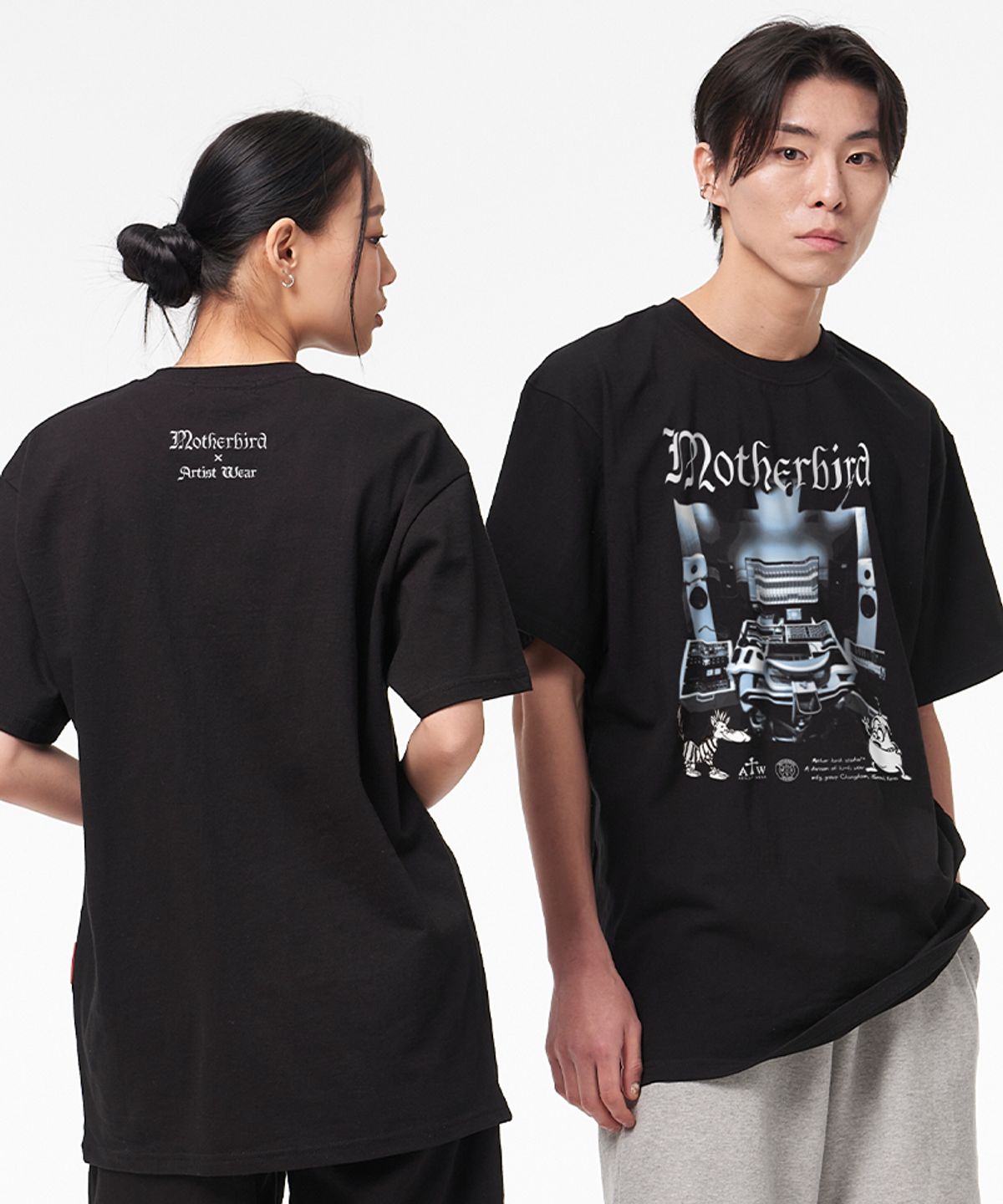 아티스트웨어(ARTISTWEAR) [ATW X 마더버드] 마스터링 반팔티