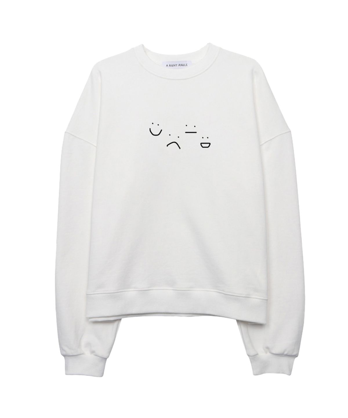 어라이트앵글(ARIGHTANGLE) Heavycotton smile sweatshirt (3 Color)