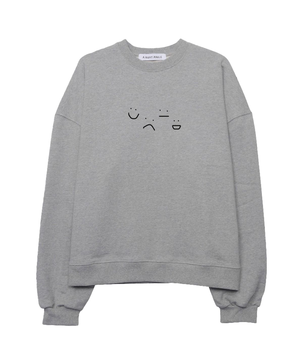 어라이트앵글(ARIGHTANGLE) Heavycotton smile sweatshirt (3 Color)