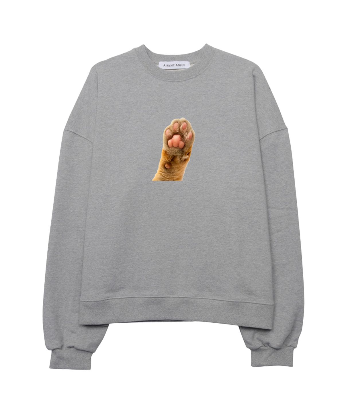 어라이트앵글(ARIGHTANGLE) Heavycotton cat sweatshirt (3 Color)